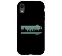 Pine Trees Wildlife Nature Vintage Pines Tree Forest Coque pour iPhone XR
