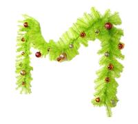 Pine Wreath - 10.6 inches Christmas Garland for Holiday Décor, UV Resistant with Pines Design, Realistic Garlands for Doorways, Balcony, Fence, and Table Centerpiece