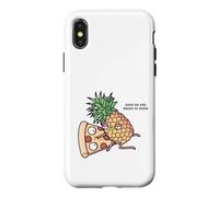 Pineapple Belongs on Pizza Coque pour iPhone X/XS