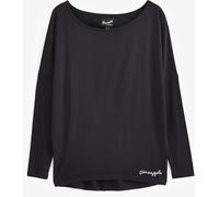 Pineapple Pineapple Black Monroe Womens Long Sleeve Jersey Top