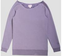 Pineapple Pineapple Purple Womens Off Shoulder Longline Sweatshirt