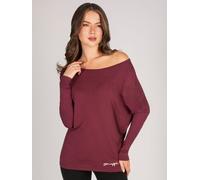 Pineapple Pineapple Red Monroe Long Sleeve Jersey Top