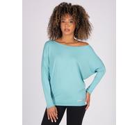Pineapple Pineapple Teal Monroe Long Sleeve Jersey Top