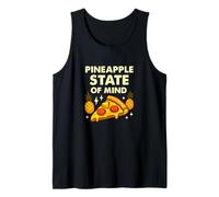 Pineapple State of Mind Funny Hawaiian Pizza Citation Débardeur