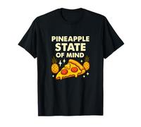 Pineapple State of Mind Funny Hawaiian Pizza Citation T-Shirt
