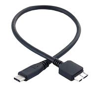 Pineapplen Câble de Disque Dur, Câble de DonnéEs USB 3.1 Type-C Mâle vers USB 3.0 -B Mâle pour TéLéPhone Tablette