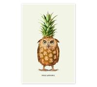 Pineappowl Poster de Jonas Loose 20 x 30 cm Vert Tableaux Décoration murale