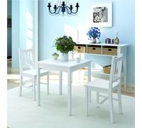 Pinède Jeu de Salle à Manger 7 pcs Table et Chaises Cuisine Repas Dîner vidaXL