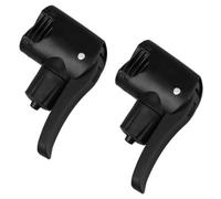 Pineeseatile Adaptateur de soupape de vélo, Double vélo de vélo de tête de la tête de Piste de Bicyclette Adaptateur de Remplacement des pneus Accessoires de vanne d'air 2pcs