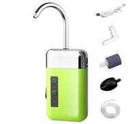 Pineeseatile Aérateur d'eau, Pompe à air pour Aquarium, aérateur d'eau à capteur Intelligent avec Tuyau, Pompe air 'Aquarium Rechargeable par USB, barboteur ' Portable pour l'extérieur, aquariu