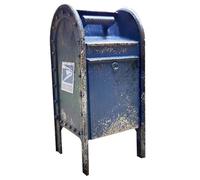 Pineeseatile Miniatures de Maison de poupée, téléphone payant américain en résine à l'échelle 1/12 pour la Construction scènes Collection, modèle Cabine téléphonique Mini boîte aux Lettres Vintage