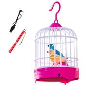 Pineeseatile Oiseau de gazouillis, Jouets d'oiseaux pour Enfants 4, 7x4, 7x7, 9 Pouces télécommande activé par Son avec des Oiseaux Jouets réalistes pour bébé pour bébé Cadeaux de Noël