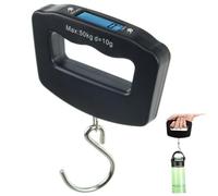 Pineeseatile Pèse-Bagages avec écran LCD, Balance de Poids pour Bagages, 110 lb/50 kg, pesée numérique électronique pour Valise Portable, Crochet de Poids Suspendu pour Voyage numérique