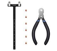 Pineeseatile Point de nocke de tir à l'arc Pliant T Forme de Forme de radeur Bow String Knock Tend Flèche Turning Kit D Anneau