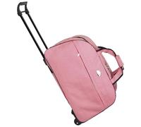 Pineeseatile Sac à duffle roulant avec roues de grande capacité sac à roulettes à roues à roulettes Sac de majuscules imperméables avec roues et manche de baguette de baguette de bague