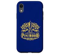 Pinewood Derby Cub Scouts Checkered Flag Racing Trophy Logo Coque pour iPhone XR