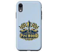 Pinewood Derby Cub Scouts Checkered Flag Racing Trophy Logo Coque pour iPhone XR