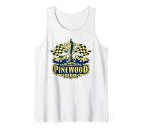 Pinewood Derby Cub Scouts Checkered Flag Racing Trophy Logo Débardeur