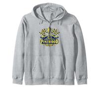 Pinewood Derby Cub Scouts Checkered Flag Racing Trophy Logo Sweat à Capuche