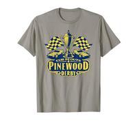 Pinewood Derby Cub Scouts Checkered Flag Racing Trophy Logo T-Shirt