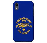 Pinewood Derby Pit Crew 2026 Cub Scouts Retro Scouting Coque pour iPhone XR