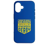 Pinewood Derby Pit Crew Cub Scouts Badge Logo Coque pour iPhone 16