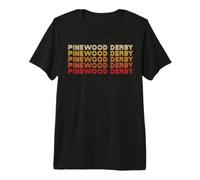 Pinewood Derby Retro 80s Typography Cub Scouts T-Shirt Haut de Gamme