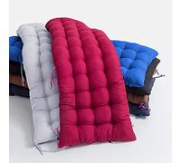 ping bu Coussin de banc 2/3 places 8 cm d'épaisseur - Pour intérieur ou extérieur - 80/100/120 cm - Coussin en coton pour balancelle ou banc de jardin (80 x 40 cm, marron)
