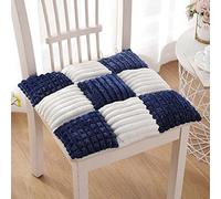 ping bu Ensemble de 4/6 coussins de siège pour chaises de salle à manger, coussins de chaise de 42x42cm, tapis de chaise pour intérieur et extérieur, coussins de siège pour cuisine et maison (1 pièce