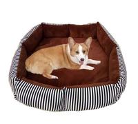 ping bu Lit pour chien et chat de très grande taille, lavable, épais et lavable - Matelas pour intérieur qui dorment pour chiens et chats (D, 90 x 80 cm)