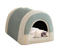 ping bu Lit XL/XXL pour chien 2 en 1 Moelleux Maison pour chiens de grande taille, chenil de luxe pour animaux de compagnie avec poignée, anti-anxiété pour chiens et chats, lits apaisants, chauds