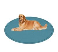 ping bu Tapis rond de luxe pour chien de grande taille, lavable, antidérapant, confortable, moelleux en forme de beignet, matelas doux pour animaux de compagnie de petite, moyenne et grande taille