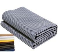 ping bu Tissu antidérapant en Silicone Largeur 150cm,Envers antidérapant en Polyester résistant Tapis DIY,Coussins de canapé Matelas Facile à découper la Maison ou la Voiture (100cm*150cm,Gris)