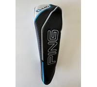 PING G440 Couvre-club en bois noir/bleu/blanc avec étiquette réglable # - Modèle 2025