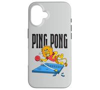 Ping Pong Lion Tabletennis Tenue des Lions Tennis De Table Coque pour iPhone 16