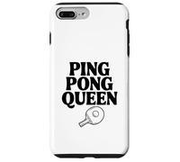 Ping Pong Queen Amusant et féroce Amateur de Tennis de Table Coque pour iPhone 7 Plus/8 Plus