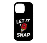 Ping Pong Table Tennis Let It Snap Retro Paddle Coque pour iPhone 14 Pro Max