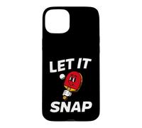 Ping Pong Table Tennis Let It Snap Retro Paddle Coque pour iPhone 15 Plus