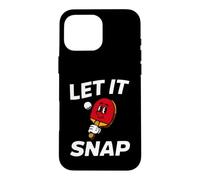 Ping Pong Table Tennis Let It Snap Retro Paddle Coque pour iPhone 16 Pro Max