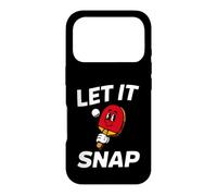 Ping Pong Table Tennis Let It Snap Retro Paddle Coque pour iPhone 17 Pro