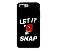 Ping Pong Table Tennis Let It Snap Retro Paddle Coque pour iPhone 7 Plus/8 Plus