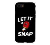 Ping Pong Table Tennis Let It Snap Retro Paddle Coque pour iPhone SE (2020) / 7/8