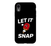 Ping Pong Table Tennis Let It Snap Retro Paddle Coque pour iPhone XR