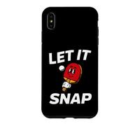 Ping Pong Table Tennis Let It Snap Retro Paddle Coque pour iPhone XS Max