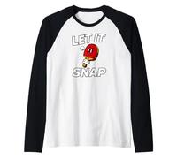 Ping Pong Table Tennis Let It Snap Retro Paddle Manche Raglan