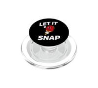Ping Pong Table Tennis Let It Snap Retro Paddle PopSockets PopGrip pour MagSafe