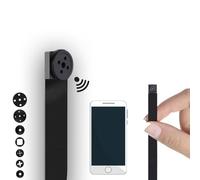 Pinganillosocultos Mini caméra espion bouton WiFi qualité HD 1080p réelle. Idéal pour lire des feuilles (A4). Casque espion invisible sans fil copie examen.