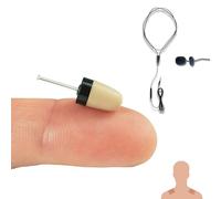 PingaOculto Oreillette Espion Ecouteur Mini Invisible Examen VIP Pro Caché Telephone Microphone Bandes Adhésives - Casque sans Fil Ecoute à Distance (Oreillette Espion VIP Pro Supermini + Microphone)