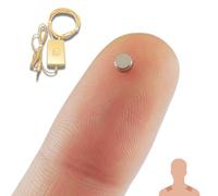 PingaOculto Oreillette Espion Ecouteur Mini Invisible pour Examen Nano Caché pour Telephone avec Microphone Bandes Adhésives - Casque sans Fil Discrete Ecoute à Distance (Oreillette Espion Nano V3)