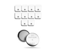 PingaOculto Pinganillo Examens VIP Pro Lot 10 Piles Bouton Oxyde D'Argent 1,55 V 8 mAh (Piles 337 - SR416SW pour Oreillette VIP Pro Mini ou Supermini)